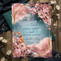 Floral Bouquet Fine Selection Luxury Save The Date