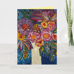 Floral Bouquet Greeting Card 