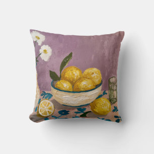 Floral Bouquet in Vase No. 3: Flower Cottagecore Cushion