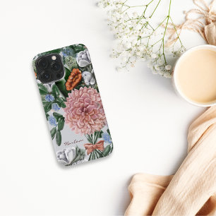 Floral Bouquet in Watercolour with Name iPhone 13 Pro Max Case