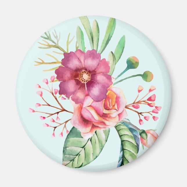 Floral Bouquet Magnet (Front)