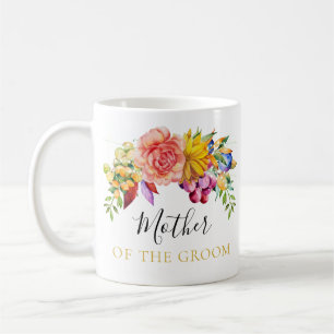 Floral Bouquet Mother of the Groom Coffee Mug