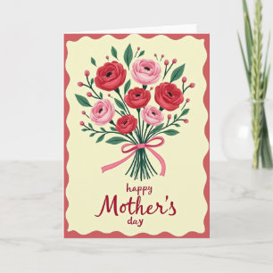 Floral Bouquet Pattern Card