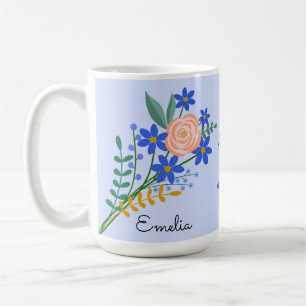 Floral Bouquet Personalised Mug