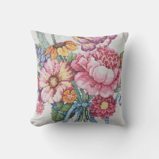 Floral Bouquet pillow (Front)