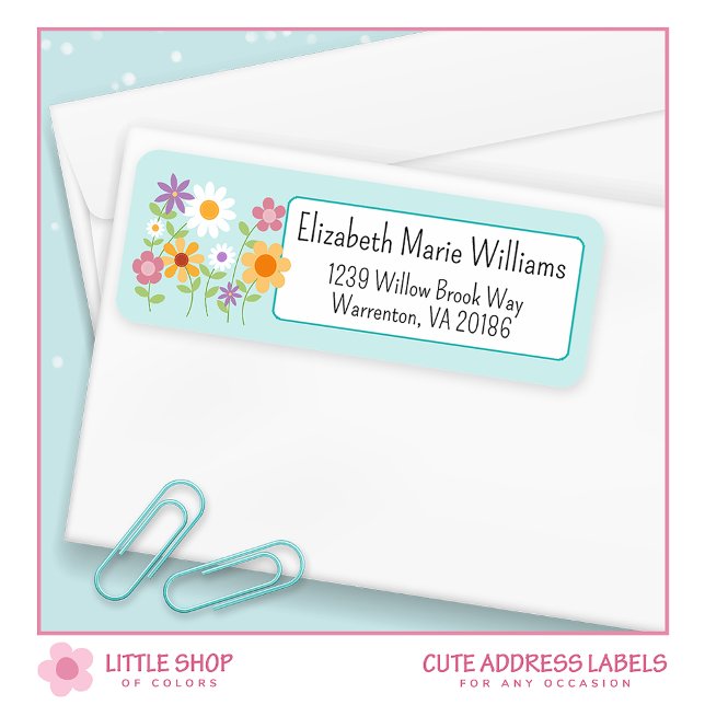 Floral Bouquet Return Address (Creator Uploaded)