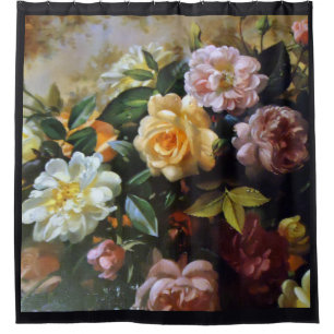 FLORAL BOUQUET SHOWER CURTAIN