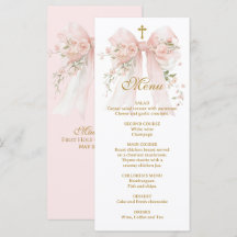 Floral Bow First Holy Communion - Coquette