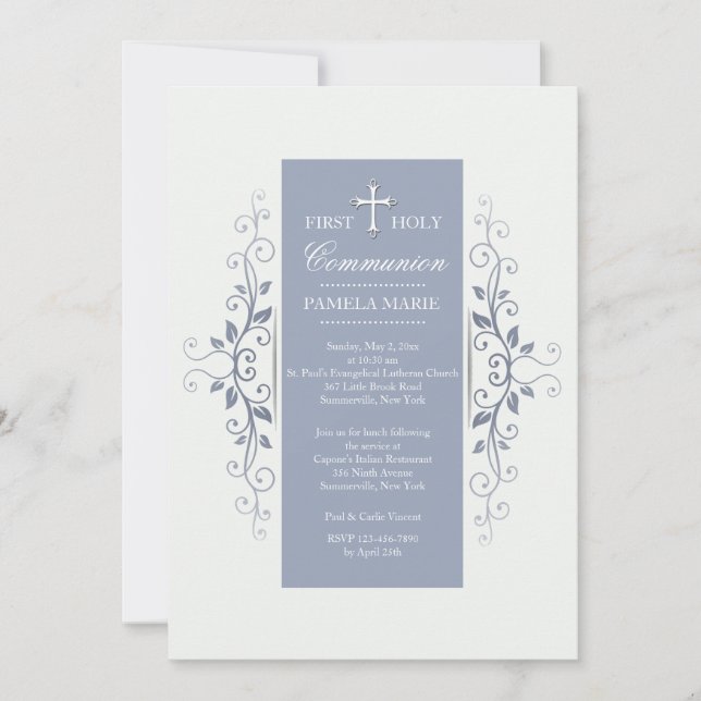 Floral Brackets Invitation (Front)