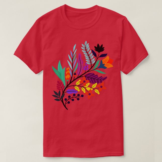 Floral Branch 1 T-Shirt (Design Front)