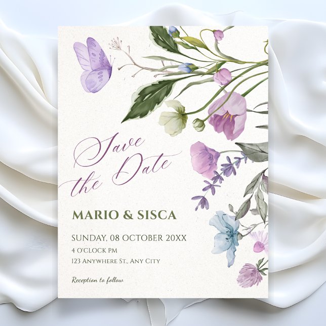 Floral branch  save the date (Creator Uploaded)
