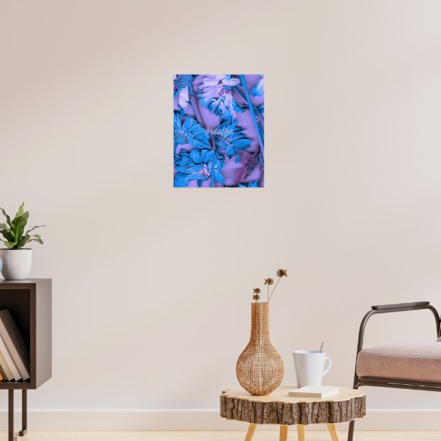 Floral Breathe Poster (Living Room 3)