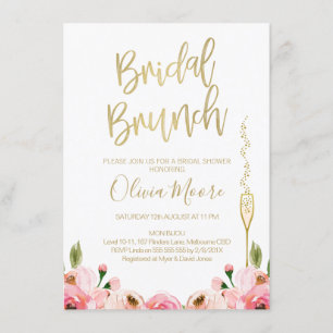 Floral Bridal Brunch Bridal Shower Invitation