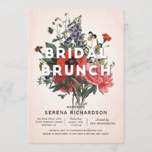 Floral Bridal Brunch Bridal Shower Invitation