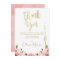 Floral Bridal Brunch Bridal Shower Thank You Card