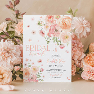 Floral Bridal Brunch Love In Bloom Bright Invitation