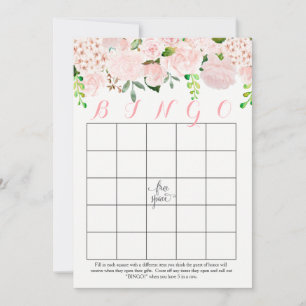 Floral Bridal Shower Bingo Cards