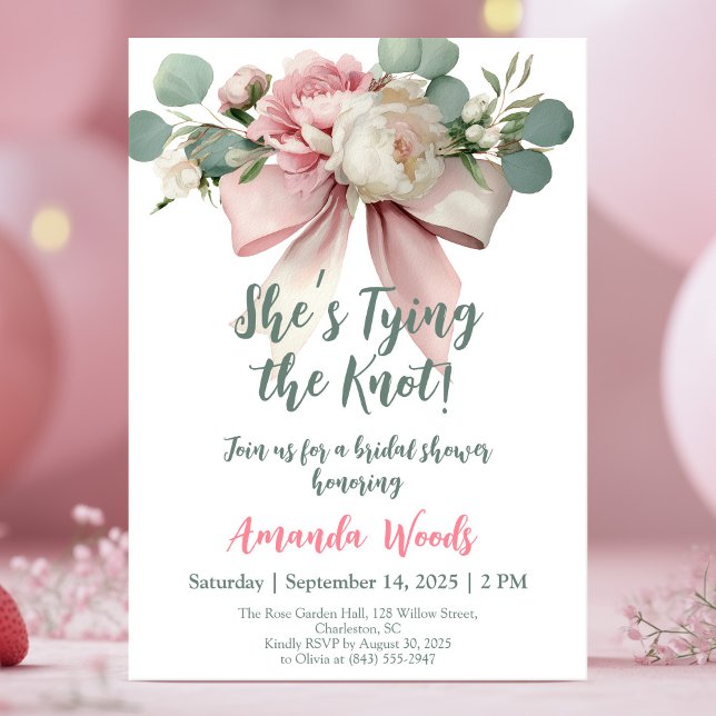 Floral bridal shower card (Creator Uploaded)