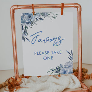 Floral Bridal Shower Favours Sign