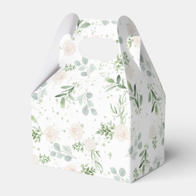 Floral Bridal Shower Gift Box (Back Side)