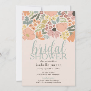 Floral Bridal Shower Invitation