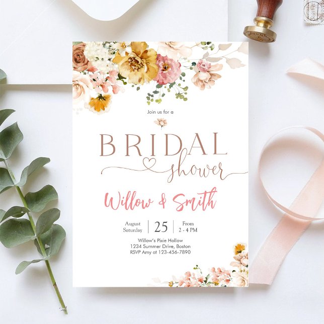 Floral Bridal Shower Invitation (Creator Uploaded)