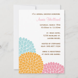 Floral Bridal Shower Invitation