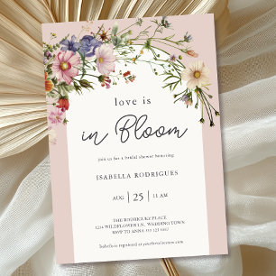 Floral Bridal Shower Love is in Bloom Invitation