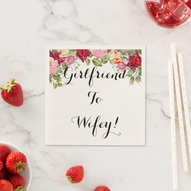 floral bridal shower napkins (Insitu)