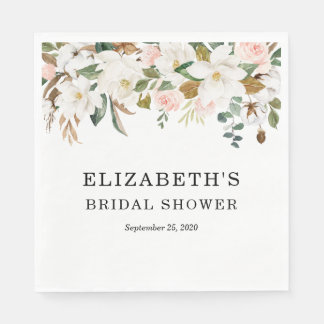 Floral Bridal Shower Napkins | Customised