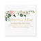 Floral Bridal Shower Recipe Card Request