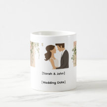 Floral Bride & Groom Couple Gift