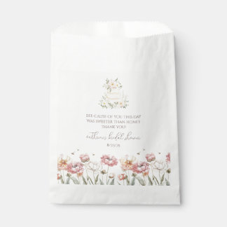 Floral Bride to Bee Bridal Shower Favour Bags