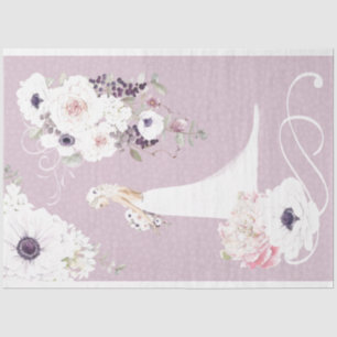 Floral Bride Wedding Tissue Paper