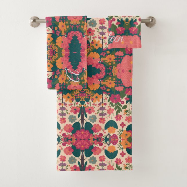 Floral Bridesmaid Functional Gift Towel (Insitu)