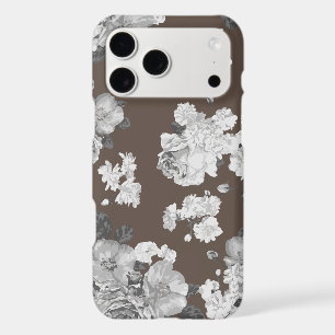 Floral Brown Background