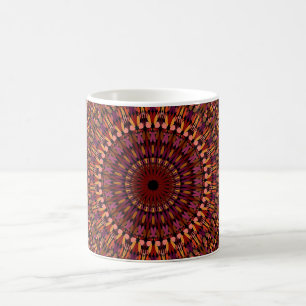Floral Brown Mandala Design-48566 Coffee Mug