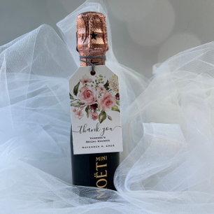 Floral Brunch and Bubbly Bridal Shower Gift Tags