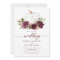 Floral Burgundy Pumpkin Fall Greenery Wedding