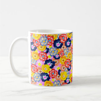 Floral burst coffee mug
