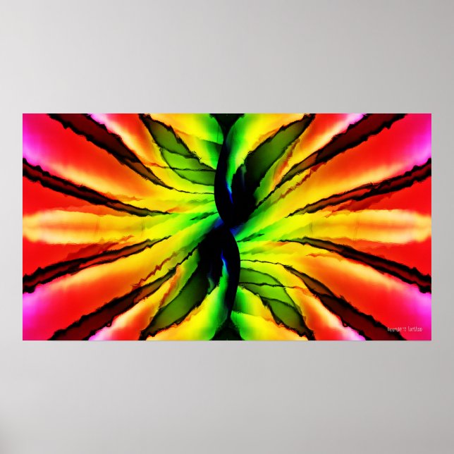 Floral Burst Poster (Front)