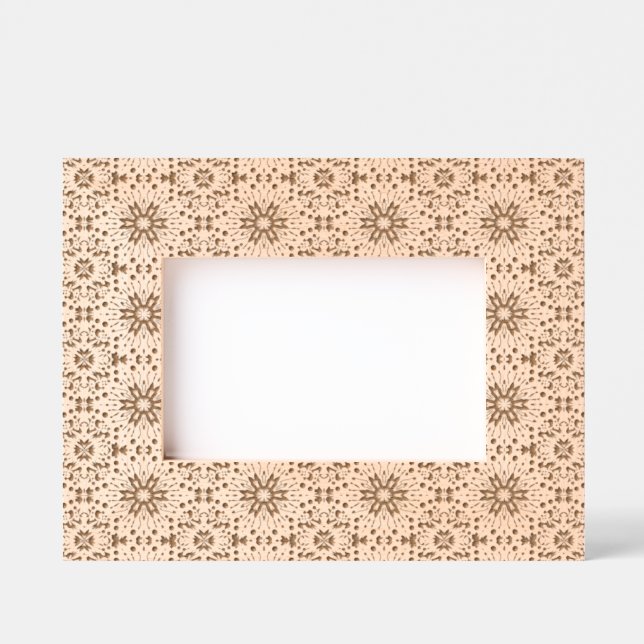 Floral Burst Tile Pattern Etched Frames (Front)