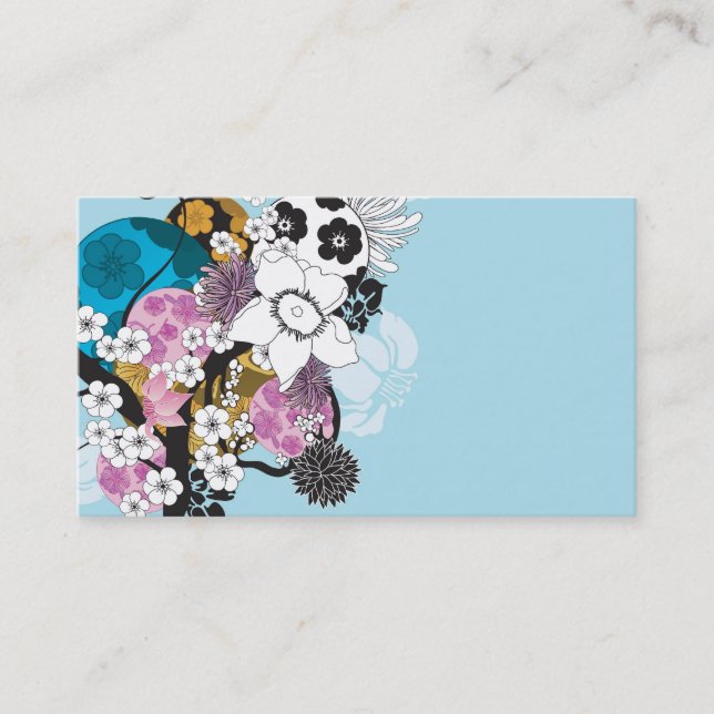 Floral Business Card (Front)