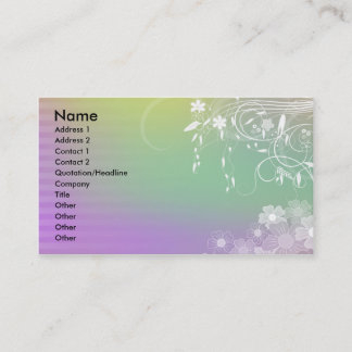 Floral Business Card
