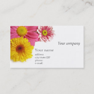 Floral business card