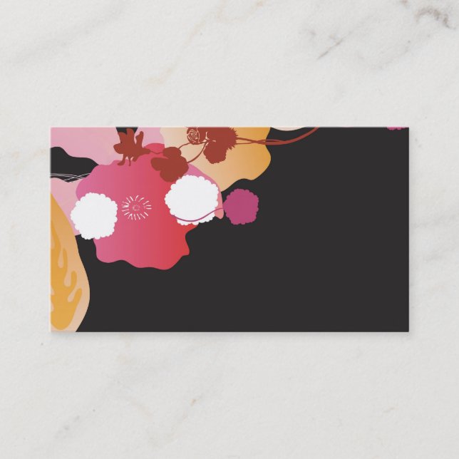 Floral Business Card (Front)