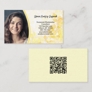 floral business card