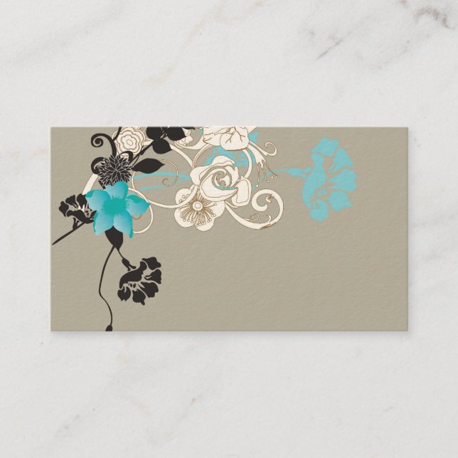 Floral Business Card (Front)