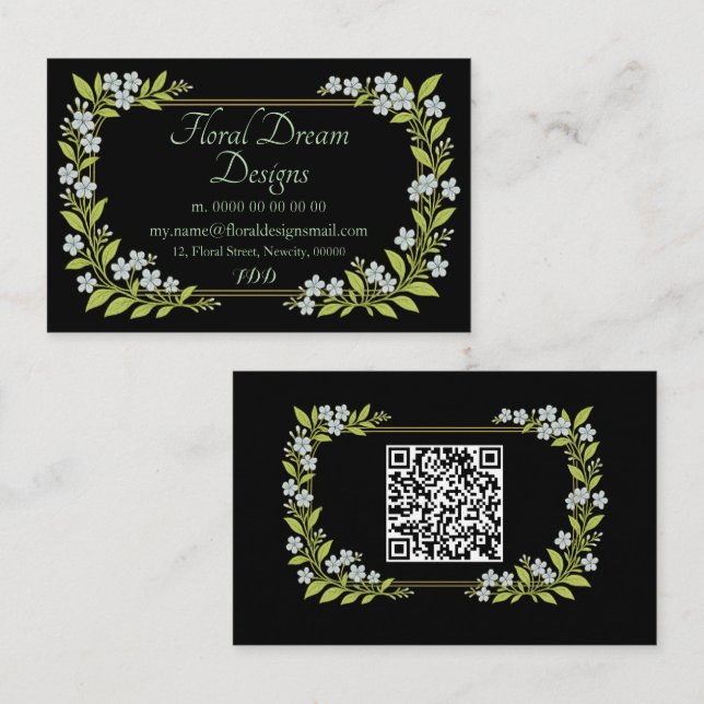 Floral business card (Front/Back)