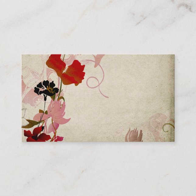 Floral Business Card (Front)